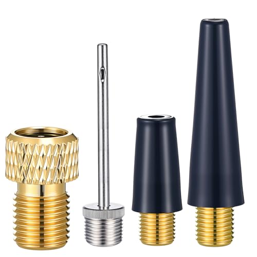 Ball Pump Needle Kit - 4 Pcs with Nozzle Adapter