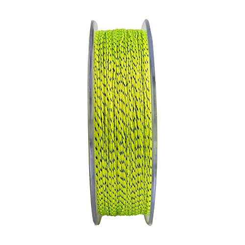 Fly Line Backing 20lb, 100Yds - Fluorescent Yellow & Black