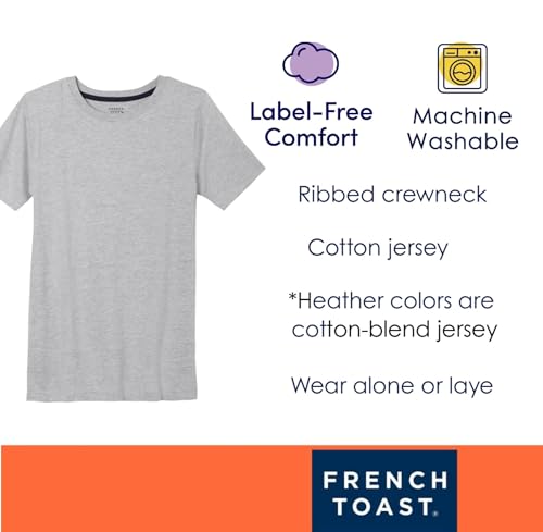 Boys' Short Sleeve Crewneck Tee - 4T / White