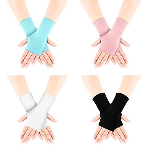 Sun Protection Gloves - 4 Pack Bright Colors