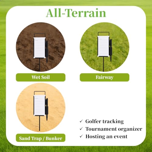 4 Pack Steel Golf Closest to the Pin Marker - Middle Variation