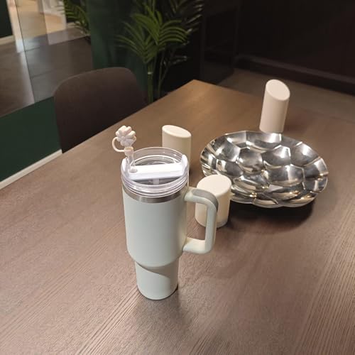 30 oz Spill-Proof Replacement Lid for Tumblers - Clear White