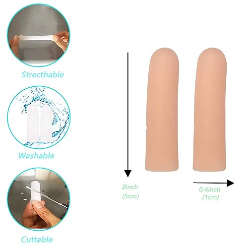 Silicone Gel Finger Protectors - Pain Relief for Arthritis & Cracking