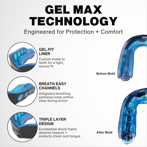 Gel Max Mouth Guard for Contact Sports - Durable Dental Protection