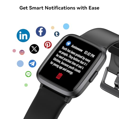 Fitness Tracker Watch with Heart Rate Monitor & Sleep Tracking