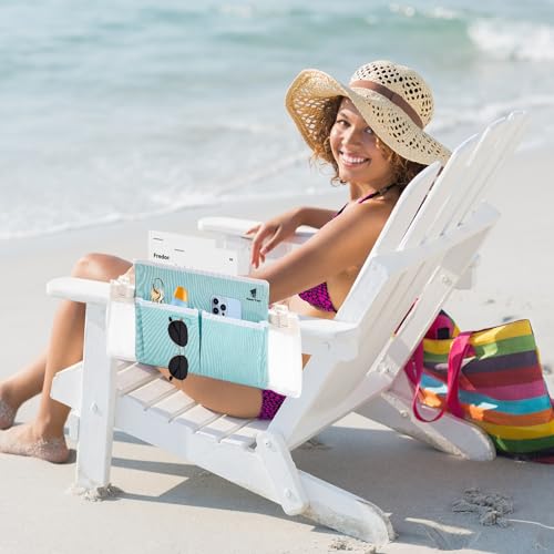 GEERTOP Ultralight Beach Chair Cup Holder Organizer with 2 Side Pockets