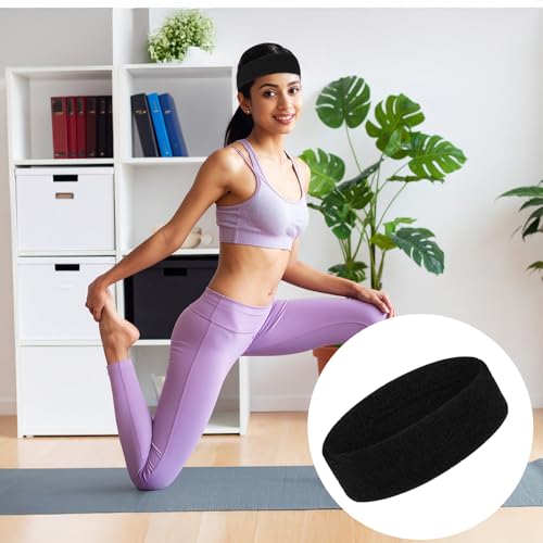 4-Pack Moisture-Wicking Sweat Bands for Sports & Workouts