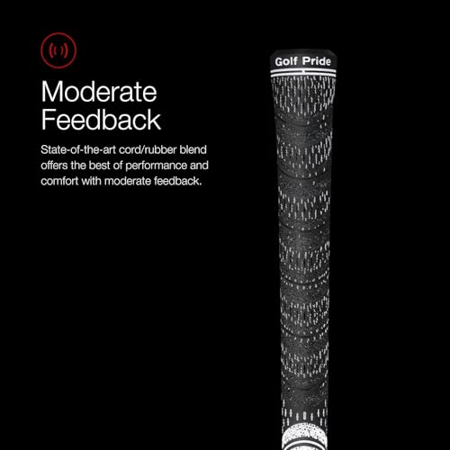 Golf Pride MCC Golf Club Grip – Black, Standard, 3 Pack
