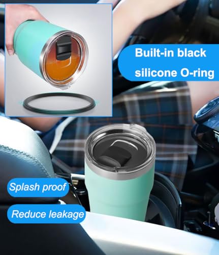 30oz Replacement Tumbler Lids - 2Pcs with Magnetic Slider