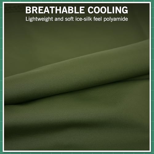 Cooling Neck Gaiter Face Mask - UV Protection Balaclava - Dark Blue & Army Green (Pack of 2)