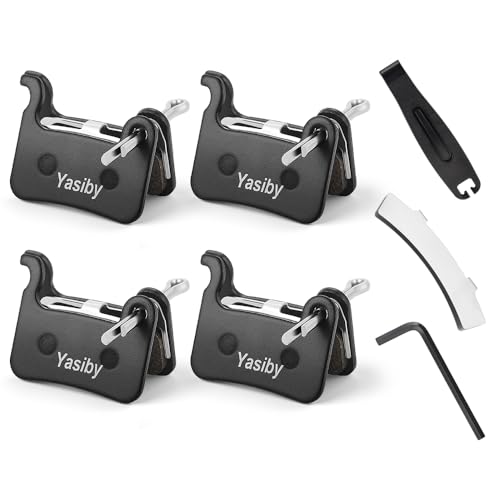 High-Performance Disc Brake Pads - 4 Pairs with Installation Tools