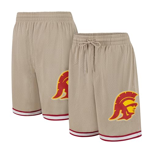NCAA Official Basketball Training Shorts - USC Trojans - Small - Sand