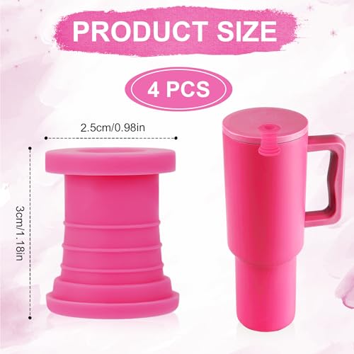 4-Pack Silicone Replacement Stoppers for Simple Modern Tumblers