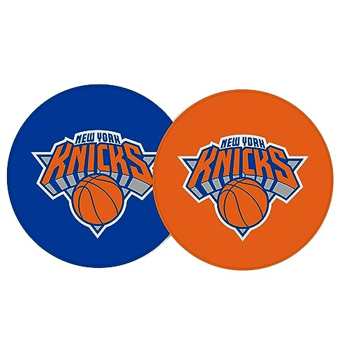 NBA Basketball Car Coasters Set of 2 - New York Knicks Licensed Cup Holders