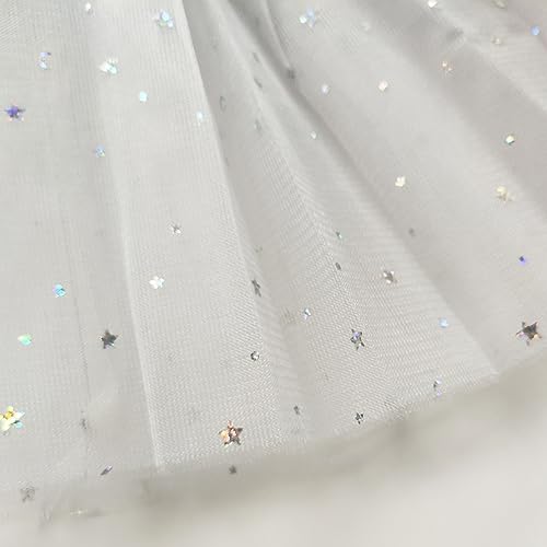 Little Girls Sequin Tutu Skirt - Princess Ballet Dress, Medium