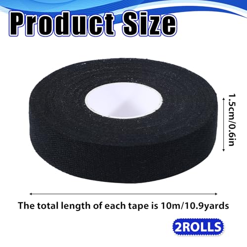 Athletic Finger Tape - 2 Rolls, 0.6-Inch x 32-Feet, Black