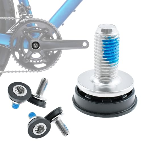 Bicycle Crank Arm Fixing Bolts - 8mm Metal Screws (4 Pcs)