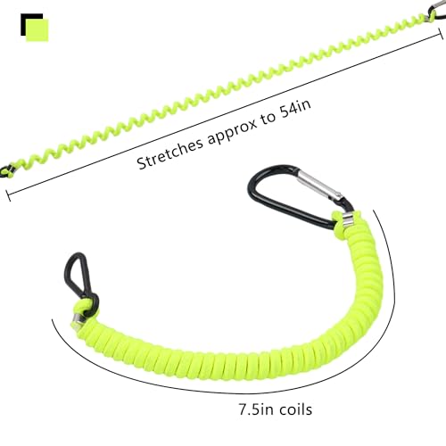 Boat Key Lanyard - Marine Outboard Engine Stop Kill Switch - Green
