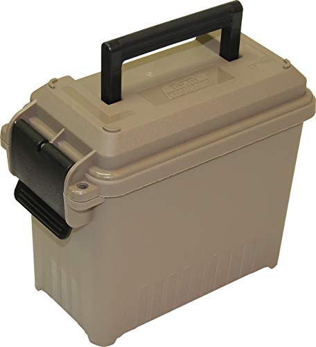 Mini Ammo Can for Bulk Ammo - Water-Resistant Seal - Dark Earth