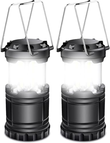 EXTRASTAR 2 Pack LED Battery Operated Lights, Portable Survival