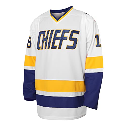Hockey Jersey - 18 Hanson White - Charlestown Chiefs