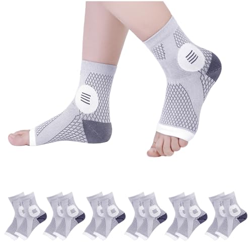 Compression Socks for Neuropathy Relief - Toeless Ankle Support