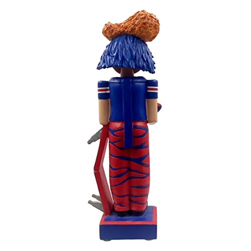 Buffalo Bills Nutcracker Bobblehead - NFL Team Logo Holiday Decor