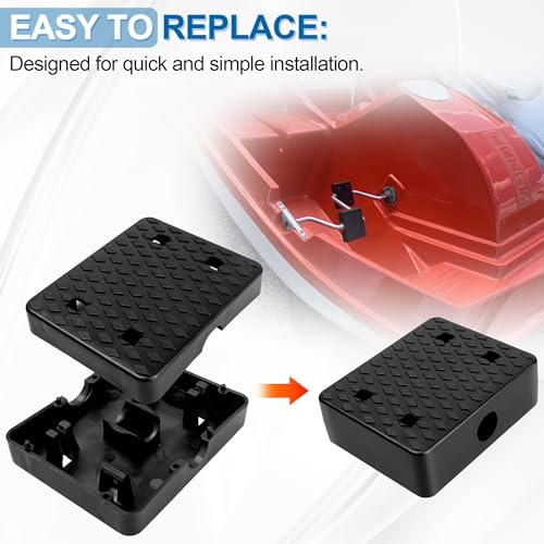Replacement Pedal Boat Crankshaft Pedals - 3/4" Shaft, Non-Slip, Universal Fit