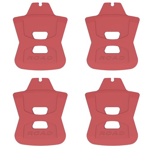 Hydraulic Disc Brake Pad Spreader Insert - 4pcs Red for Road