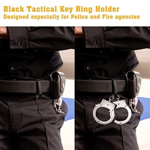 Tactical Key Ring Holder for Duty Belts - Quick Release Design