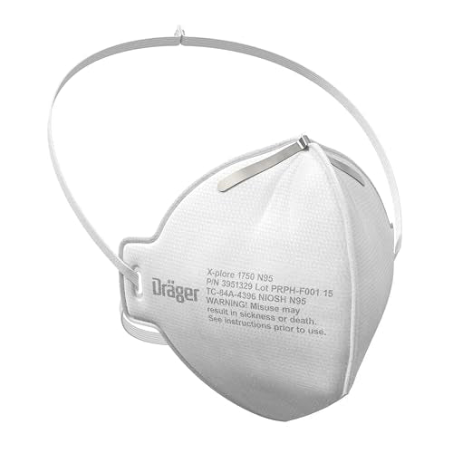 Dr?ger X-plore 1750 C N95 masks made in the US | 20 NIOSH-approved respirators, universal fit