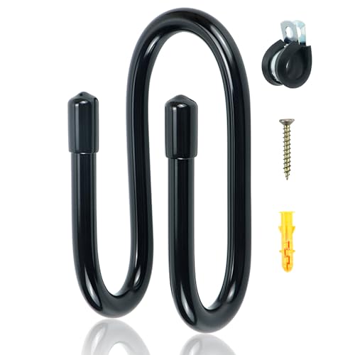 Flexible Archery Bow Wall Hanger - Adjustable Metal Rack with Rubber Hook