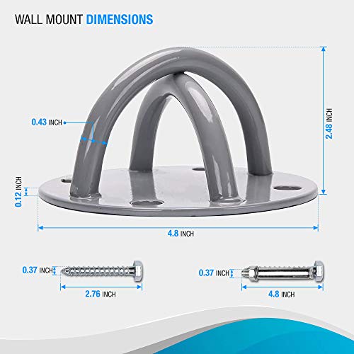 Heavy-Duty Ceiling Anchor Mount for Suspension Trainer Straps - X1