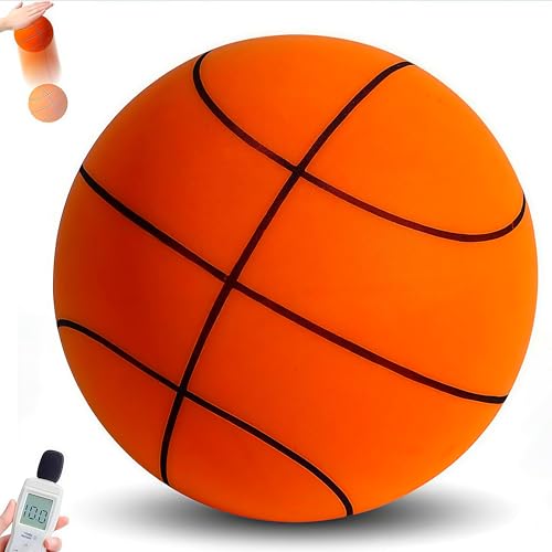 Silent Foam Basketball Size 7 Indoor Dribbling Ball for Quiet Training