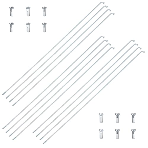 12PCS Stainless Steel Bicycle Spokes - 26cm Universal Fit