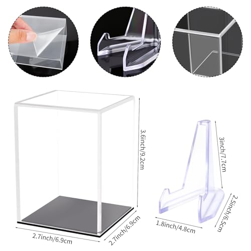 Clear Acrylic Championship Ring Display Case - UV Protected 1 Pack