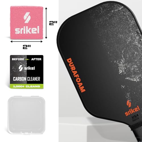 Pickleball Paddle Eraser Cleaner with Case - Pink