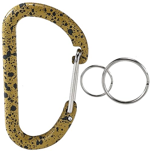 Heavy Duty 2.36in Self-Locking Carabiner Clip - 360° Rotating Swivel Hook 1