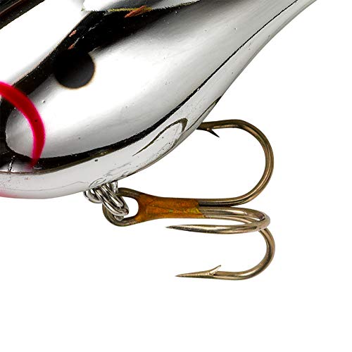 Big O Square-Lip Crankbait Fishing Lure - 2" Chrome Black Back