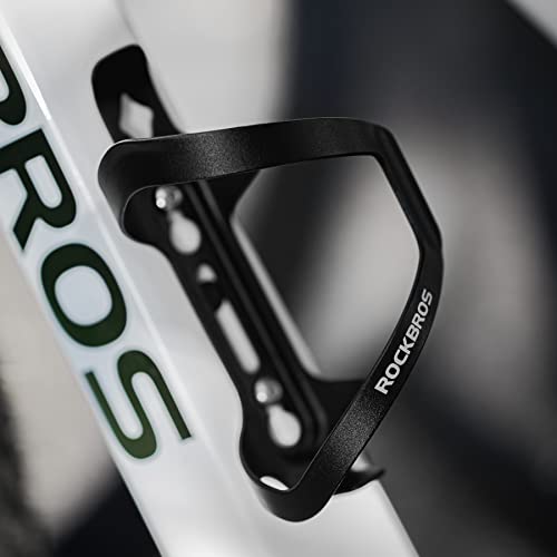 Aluminum Alloy Bike Water Bottle Cage - Universal Holder, Black