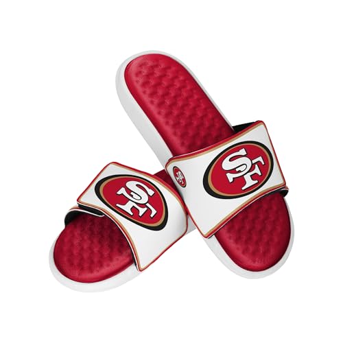 NFL Team Color Foam Slide Sandals - San Francisco 49ers - 9-10