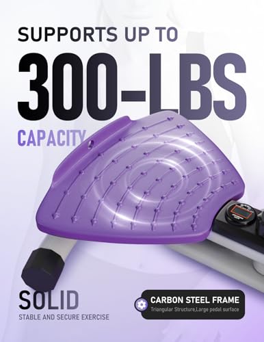 Waist Twister Machine Exercise with Digital Counter - Deep Purple