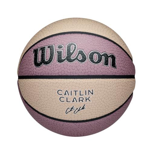 Wilson Caitlin Clark Official Size 6 Indoor/Outdoor Basketball - Sand/Light Brown