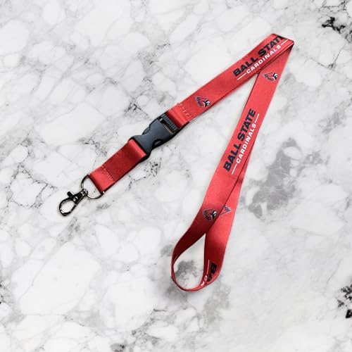Desert Cactus University Cardinals Lanyard with Snap Buckle - Red