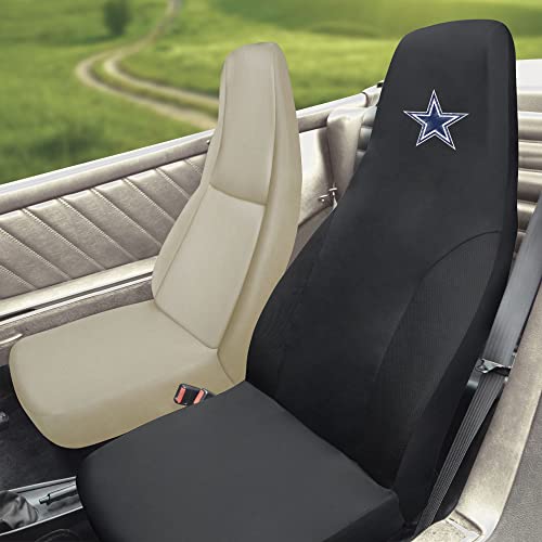 Embroidered Seat Cover - Dallas Cowboys, 20"x48", Black