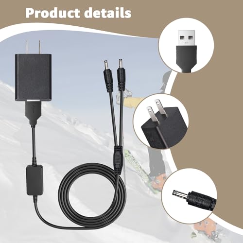 8.4V USB Dual-Port Charger for Heated Gloves and Gear