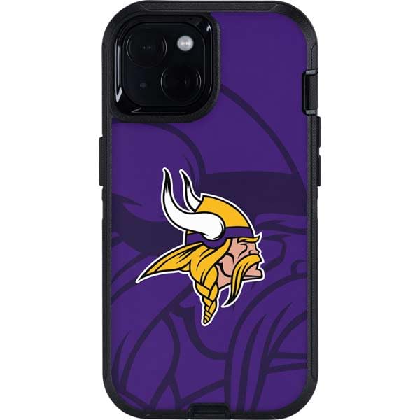 Minnesota Vikings iPhone 13 Skin for OtterBox Defender - NFL Design