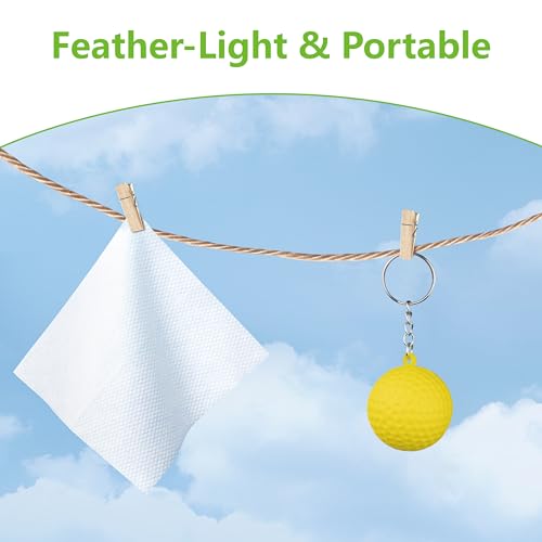 Soft PU Golf Ball Set with Carabiner Clip - 3 Pack
