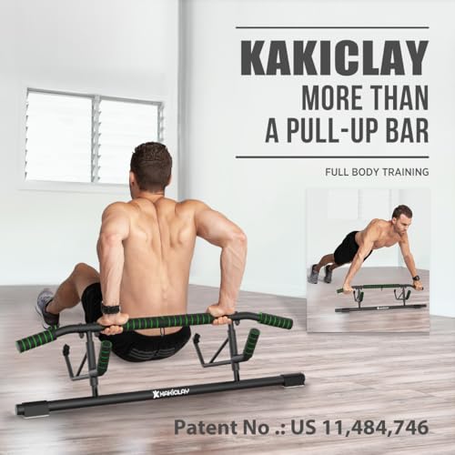 Pull Up Bar for Doorway - Foldable, Heavy Duty, 440 Lbs Capacity