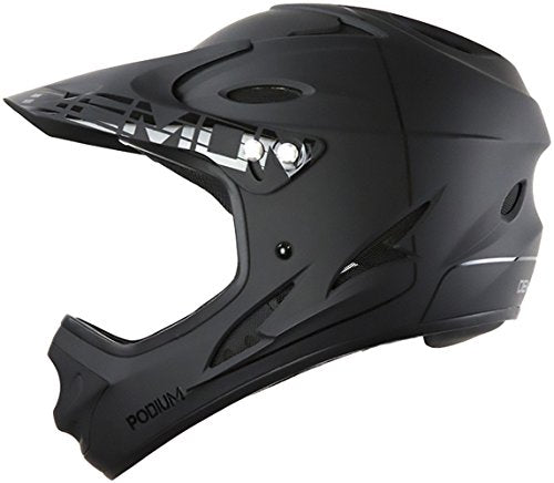 Full Face Mountain Bike Helmet - Black, Large